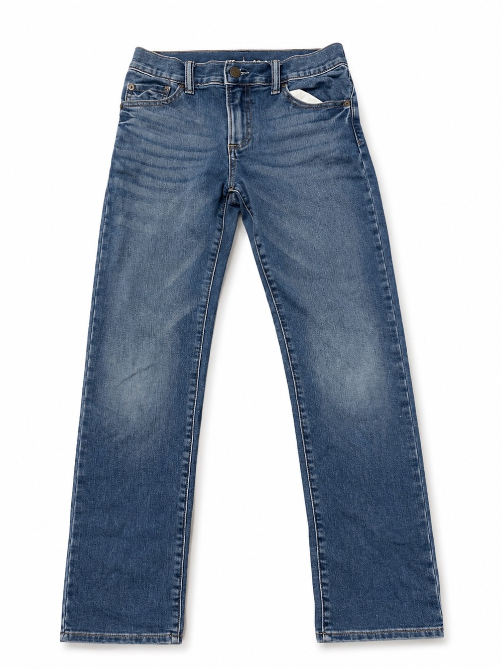 Boys Classic Straight-Leg Blue Jeans